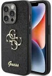 Guess GUHCP15LHG4SGK iPhone 15 Pro 6.1" czarny|black hardcase Glitter Script Big 4G