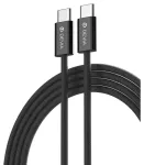 Devia EC325 andmeedastus- ja laadimiskaabel | USB-C kuni USB-C | PD | 60W | 1m | must