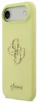 Guess Liquid Silicone &uuml;mbris telefonile iPhone 17 Air kollane