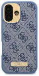 Guess GUHMP16LU4GPRB iPhone 16 Pro 6.3" sinine|blue k&otilde;va kate 4G Logo Plate MagSafe