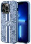 Guess GUHMP14LP4RPSB iPhone 14 Pro 6.1" niebieski|blue hardcase 4G Printed Stripes MagSafe