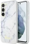 Guess GUHCS23SPCUMAH S23 S911 white|white hardcase Marble