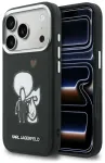 Karl Lagerfeld Karl & Choupette Back Logo telefoni &uuml;mbris MagSafe toega iPhone 17 Pro must