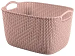 Korv Kootud L ristk&uuml;lik 19L 40x30x23cm roosa