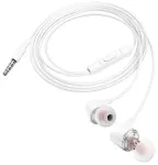 Juhtmega k&otilde;rvaklapid Jack 3,5 mm Hoco M107 valged