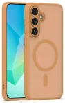Mag Matt telefoni &uuml;mbris MagSafe toega Samsung Galaxy S24 (S921) | S25 (S931) pruun