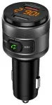 ART FM saatja bluetooth 5.0 + 2 x USB A QC3.0 FM-57 must