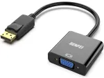 BENFEI adapter DisplayPort kuni VGA 1080P &uuml;hesuunaline must