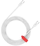 Canyon CC60AB andmeedastus- ja laadimiskaabel | USB-C kuni USB-C | 60W | 1.2m | valge