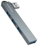 Borofone FH1 4-in-1 USB-jaotur | USB-A kuni USB 2.0, USB 3.0 | hall