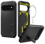 Spigen Tough Armor telefoni &uuml;mbris MagSafe toega Google Pixel 11 Pro must