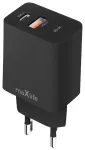 Maxlife MXTC-13 reisilaadija | 20W | PD, QC, PPS | USB-C, USB-A | must
