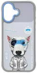 Etui Nimmy Cool&Cute 2.0 Dog do iPhone    17 szary