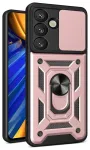 Hybrid Armor Camshield telefoni &uuml;mbris alusega Samsung Galaxy S25 (S931) roosa (kaamera kaitsega)