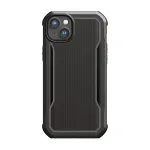Raptic X-Doria Fort telefoni &uuml;mbris MagSafe toega iPhone 14 Plus must
