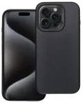 Carbon Elite Mag telefoni &uuml;mbris MagSafe toega iPhone 15 Pro must