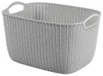 Korv Kootud L ristk&uuml;lik 19L 40x30x23cm helehall