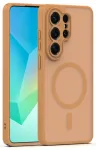 Mag Matt telefoni &uuml;mbris MagSafe toega Samsung Galaxy S25 Ultra (S938) pruun