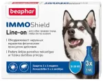 Kirbu- ja puugitilgad koertele &ndash; Beaphar IMMO SHIELD, LINE-ON Medium Dog, 3 pip.