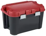 Kaanega karp Totem 60L 59x39,5x36cm must/punane