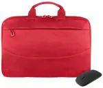 Tucano Borsa Idea komplekt: 15.6" s&uuml;learvutikott + hiir, punane