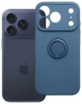 Silicone Ring telefoni &uuml;mbris alusega iPhone 17 Pro | iPhone 18 Pro sinine