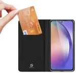 Dux Ducis klapiga ja kaarditaskuga &uuml;mbris Samsung Galaxy A55 5G jaoks must