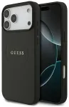 Guess Grained Ring telefoni &uuml;mbris MagSafe toega iPhone 17 Pro Max must