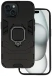 Ring Armor telefoni &uuml;mbris alusega iPhone 15 must