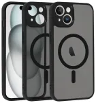 Full Matte Mag telefoni &uuml;mbris MagSafe toega iPhone 14 must