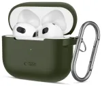TECH-PROTECT SILICONE HOOK APPLE AIRPODS 3 OLIVE GREEN