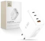 Tech-Protect NC200W-GaN reisilaadija | 200W | PD, QC, GaN | USB-C, USB-A | valge