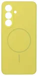 Silicone 2mm telefoni &uuml;mbris MagSafe toega Samsung Galaxy S26+ (S947) kollane