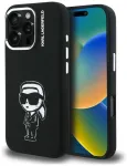 Karl Lagerfeld Silicone Karl Sketch telefoni &uuml;mbris MagSafe toega iPhone 16 Pro must