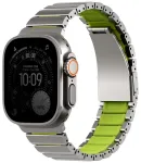 UNIQ Strova Flex nutikella rihm Apple Watch (44/45/46/49 mm) jaoks | roostevaba teras | h&otilde;bedane/roheline