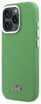 Lacoste Iconic Petit Pique Metal Logo telefoni &uuml;mbris MagSafe toega iPhone 16 Pro roheline