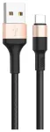 Hoco X26 andmeedastus- ja laadimiskaabel | USB-A kuni USB-C | 10W | 1m | must, kuldne