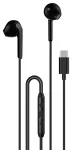 Dudao X3C In-Ear juhtmega USB-C k&otilde;rvaklapid 1.2m - mustad