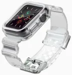 Fusion Accessories Fusion Light Set nutikella rihm Apple Watch 2/3/4/5/6/7/SE (42/44/45 mm) jaoks | silikoonist | must