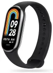 Tech-Protect Iconband nutikella rihm Xiaomi Mi Band 8/9 NFC jaoks | silikoonist | must