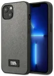 Karl Lagerfeld KLHCP13MSFMP2DG iPhone 13 6,1" k&otilde;va tagakaas h&otilde;bedane Saffiano Plaque