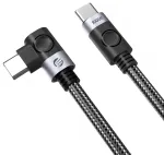 Orico C2CW andmeedastus- ja laadimiskaabel | USB-C kuni USB-C | PD | 100W | 1m | must