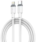 Kaabel XO NB208A Durable TPE Universal USB-C kuni Lightning PD 20W andme- ja kiirlaadimiskaabel 1m Valge