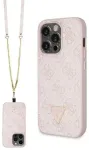 Guess GUHCP14LP4TDSCPP iPhone 14 Pro 6.1" r&oacute;żowy|pink hardcase Crossbody 4G Metal Logo