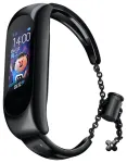 nutikella rihm Xiaomi Mi Band 3/4/5/6 jaoks | roostevaba teras | must