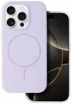 Slim Silicone telefoni &uuml;mbris MagSafe toega iPhone 16 Pro lilla