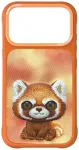 Nimmy Big Eyed Pet 2.0 Raccoon telefoni &uuml;mbris iPhone 17 Pro oranž