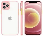 Milky Case silicone flexible translucent case for Samsung Galaxy A72 4G pink