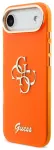 Guess IML 4G Script Metal Logo telefoni &uuml;mbris iPhone 17 Air oranž