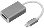 Qoltec Adapter USB-C 3.1 | DisplayPort | 4K | MHL | Alumiinium